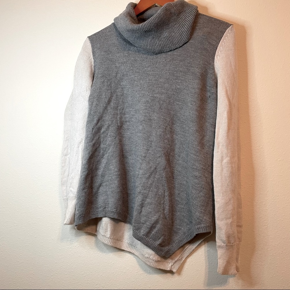 BCBG MaxAzria Cowl Neck Merino Wool Sweater
